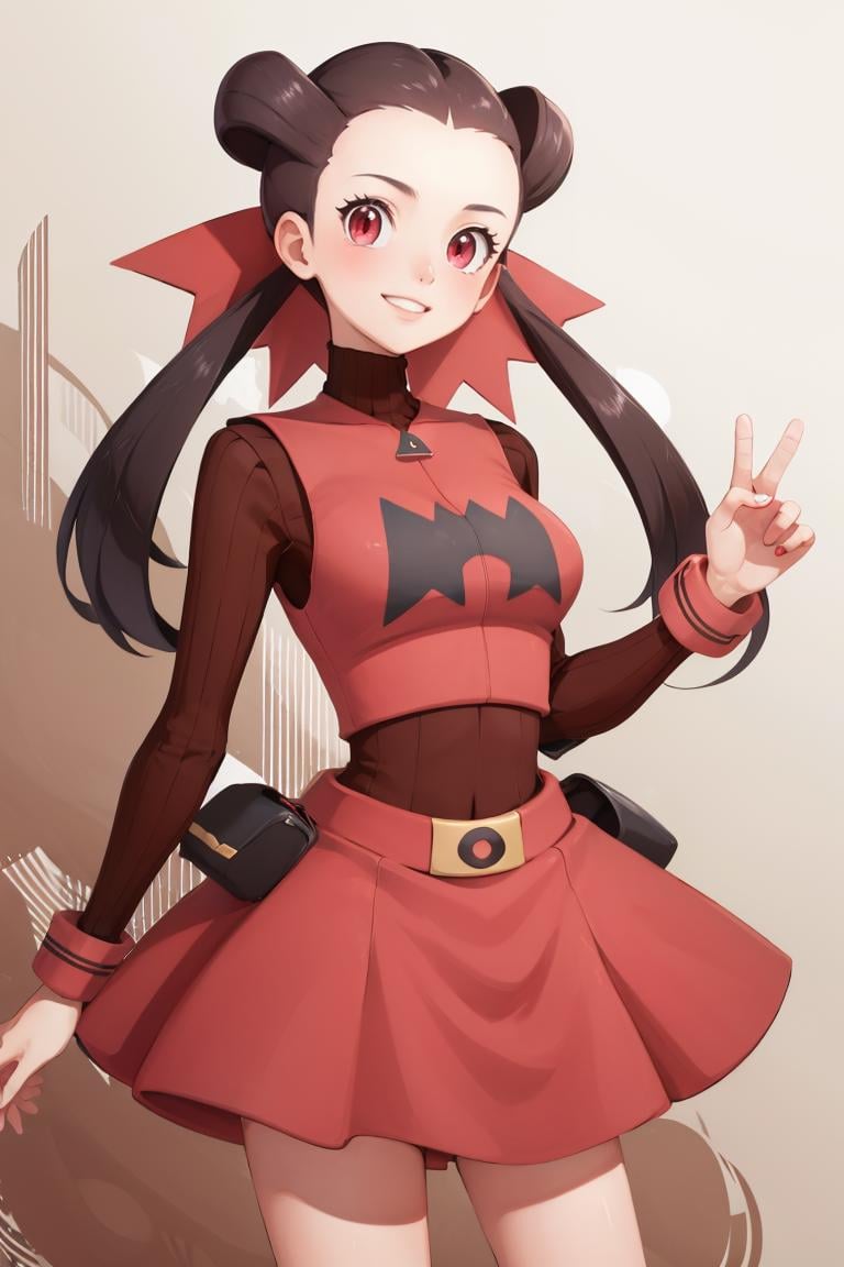 masterpiece, best quality, roxanne, twintails, tmgoutfit, standing, smile, looking at viewer <lora:tmgoutfit-nvwls-v1:1> <lora:roxanne-nvwls-v1-final:0.8>