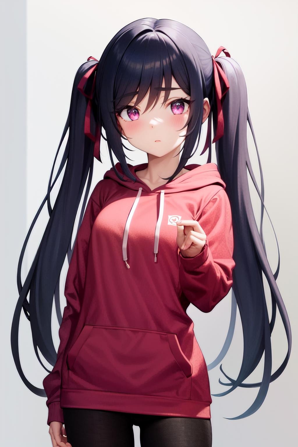 masterpiece, best quality, highres,  1girl zenovia marden twintails hair ribbon <lora:zenovia_marden_no_outfit_backup:1> hoodie