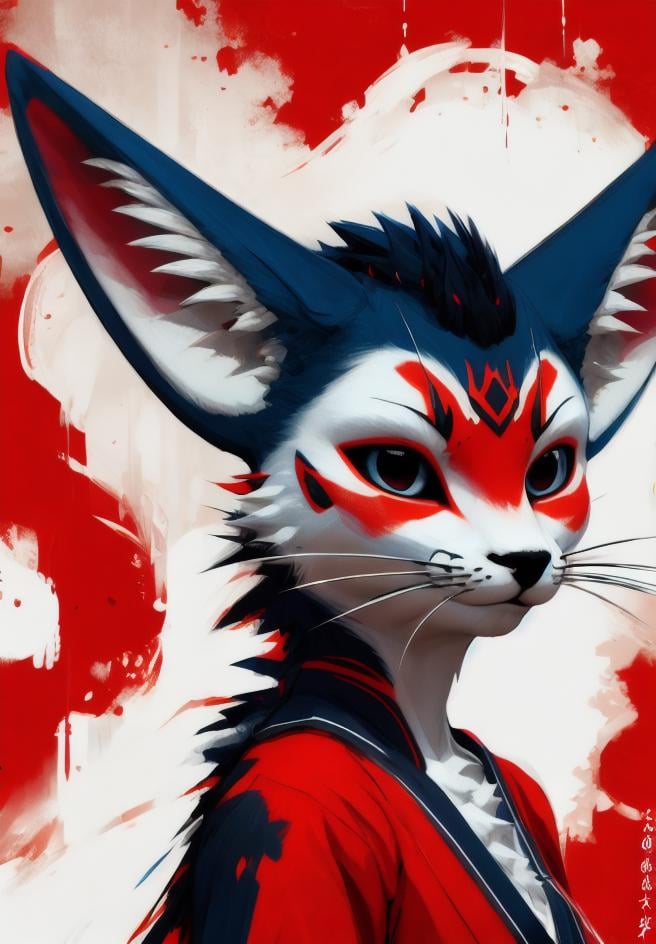 bicolor, asian japanese chinese rexouium portrait, female, painting <lora:vrcfurry_v2-000001:0.8>  <lora:gachaSplashLORA_gachaSplash31:1>  