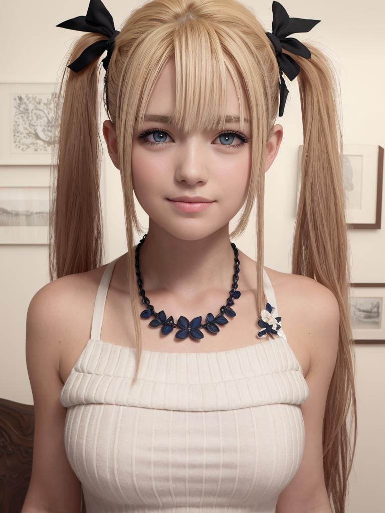 <lora:marie rose作Aqua:0.6>necklace, petals, facial, {,(beautiful),(beautiful), (beautiful),(beautiful), (beautiful),{bestquality}, {{masterpiece}},{highres}, {an extremely delicateand beautiful}, extremely detailed,intricate, photorealistic,hyperdetailed,,(bellyband), (8K), (chivalrousexpert),(prominent nose), (loli),(maiden), (flute),marie rose,blonde hair, twintails, hair between eyes, sidelocks.smile