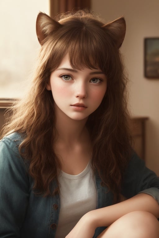 (1girl:1.5),cat_girl,(Original photo:1.2),(Realism:1.4),(Masterpiece:1.3),(Best quality:1.4),Ultra high resolution,HDR,8k resolution,Fantastic,(Extremely detailed illustrations),View comments,Comment requests,Landscape,No text,Solo,<lora:cool cat:0.4>,cool cat,solo,full_shot,lion,