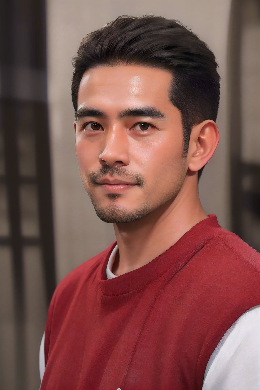 Realistic, Handsome Thai man 