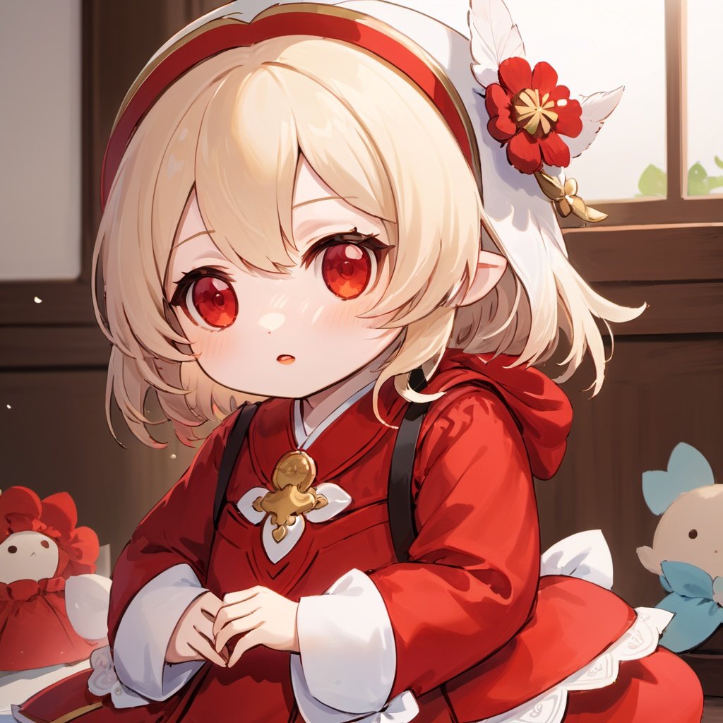 ((best quality)), ((masterpiece)), ((ultra-detailed)), (illustration), (detailed light), (an extremely delicate and beautiful),((trim)),
1girl,fumo (doll),red clothes