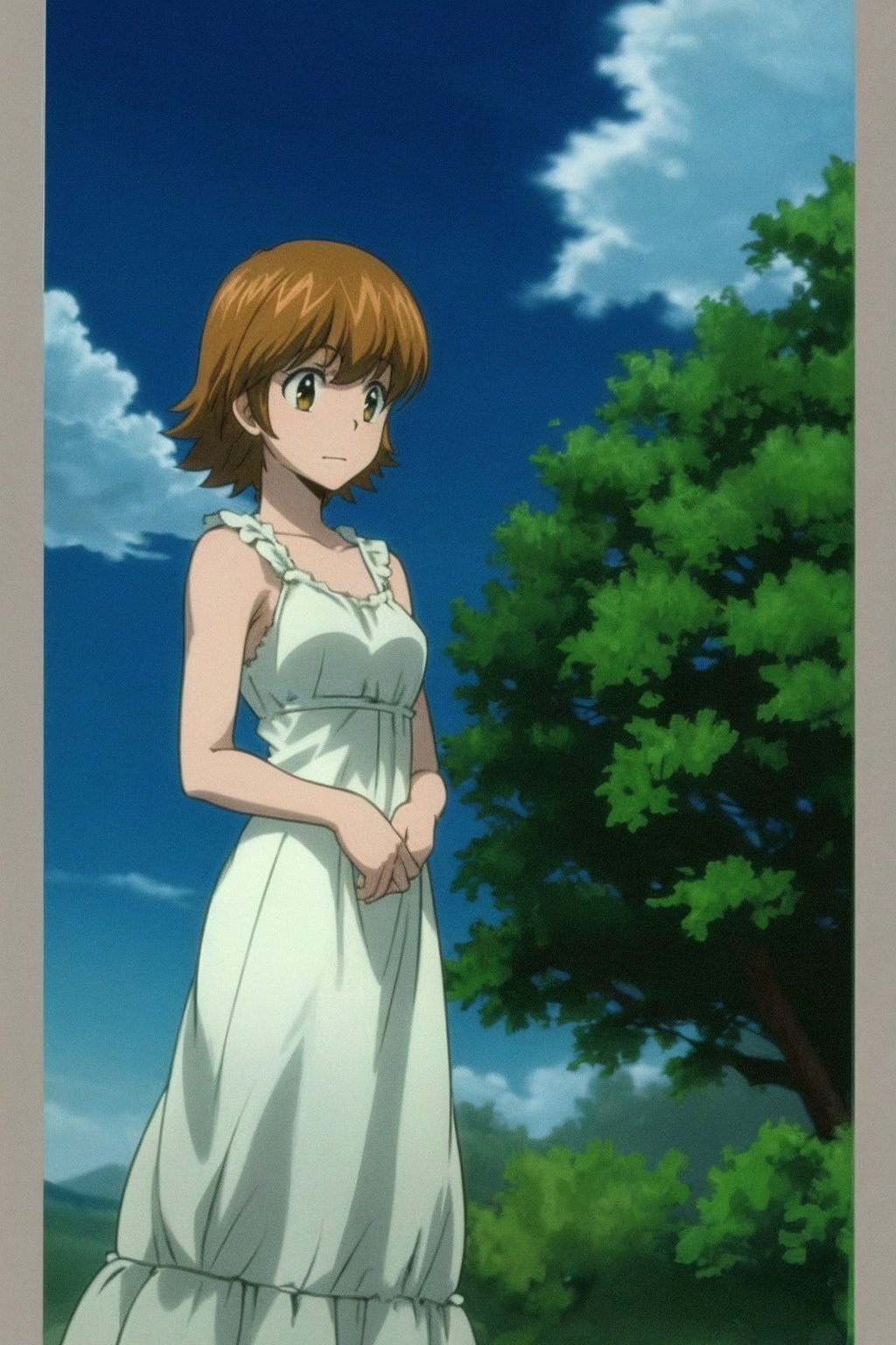 absurdres,incredibly absurdres,reality,realistic,1girl,solo,full_shot,<lora:Sasagawa Kyoko:0.7>,Sasagawa Kyoko,in summer,over the sea,wedding_dress,