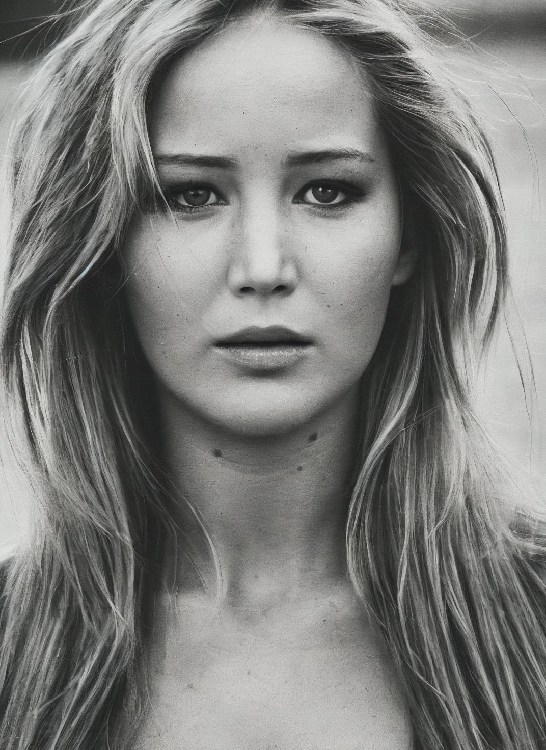 a photo of sks woman, ((detailed face)), ((canon m50)), (High Detail), Sharp, 8k, <lora:locon_jenniferlawrence_v1_from_v1_64_32:1.3>