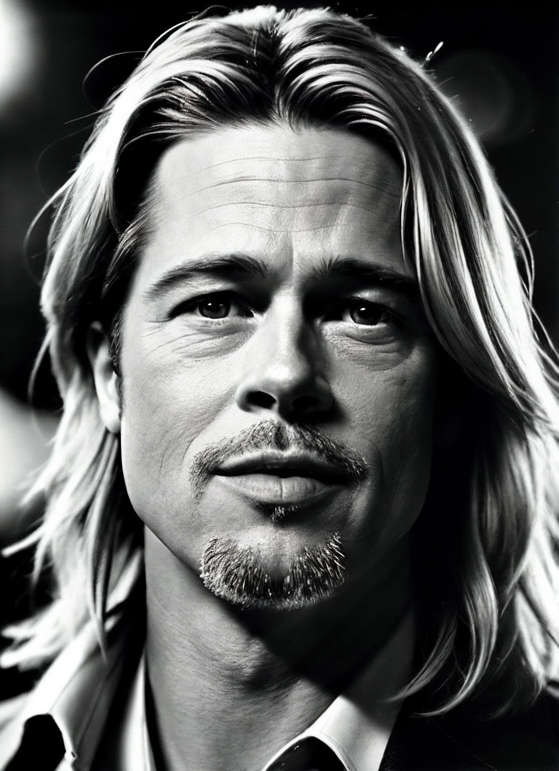 A 1930s professional photograph of sks person, ((detailed face)), (High Detail), Sharp, 8k, ((bokeh)), <lora:locon_bradpitt_v1_from_v1_64_32:1.25>