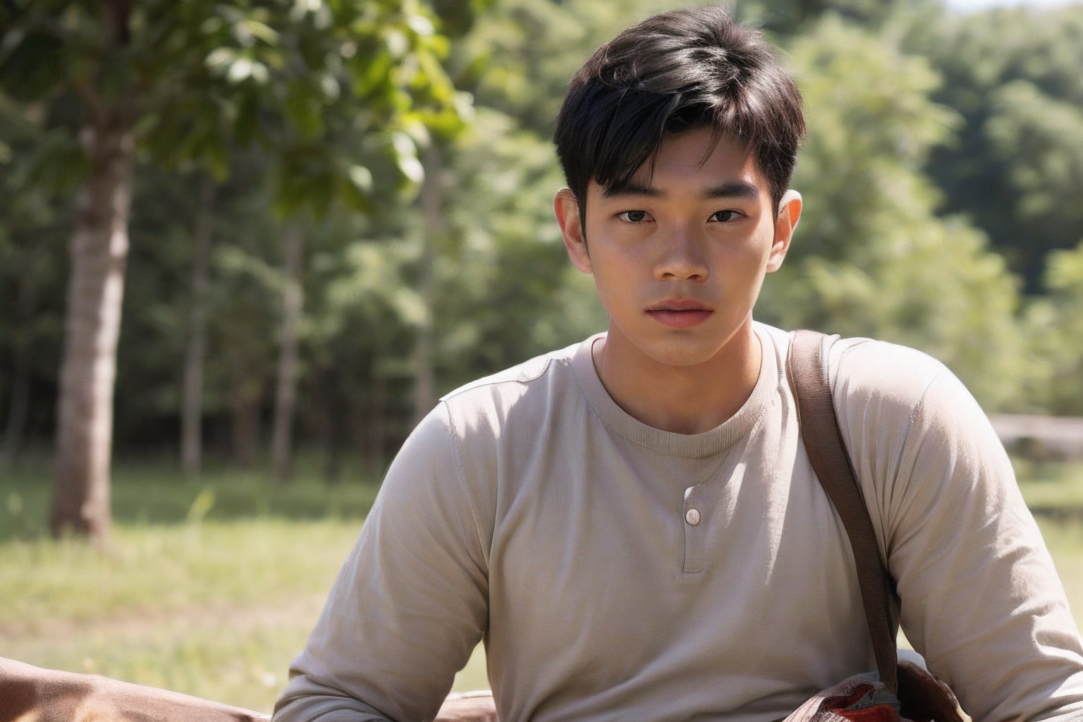 Realistic, Handsome Thai Men ,teenager,solo