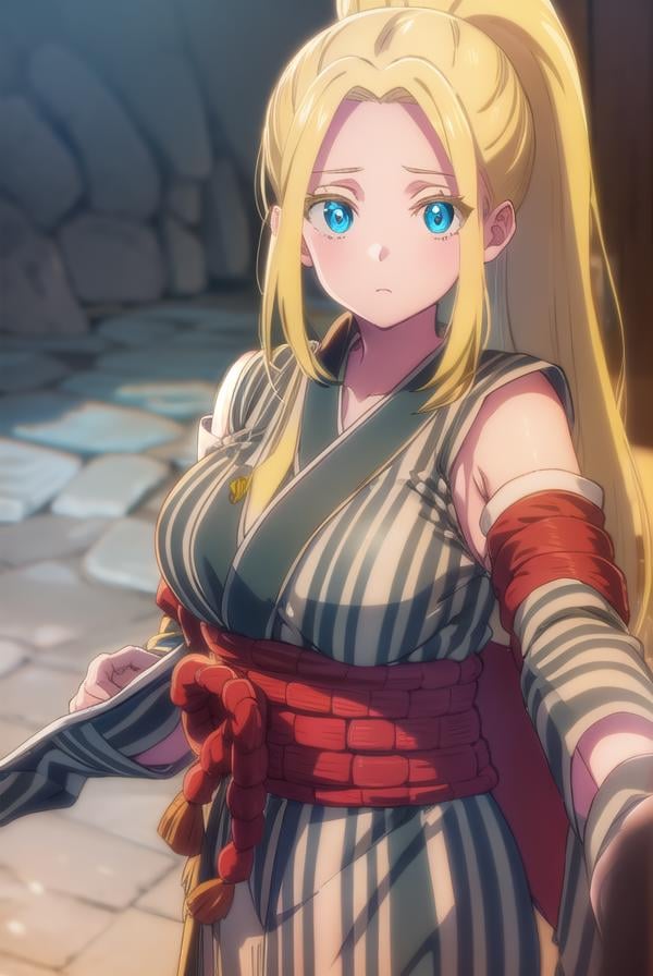 beatrixamerhauser, <lyco:beatrixamerhauserv3-lyco-nochekaiser:1>,beatrix amerhauser, long hair, blue eyes, blonde hair, gloves, ponytail, (medium breast:1.2),BREAK  japanese clothes, kimono, yukata,BREAK looking at viewer,BREAK outdoors, onsen,BREAK <lyco:GoodHands-beta2:1>, (masterpiece:1.2), best quality, high resolution, unity 8k wallpaper, (illustration:0.8), (beautiful detailed eyes:1.6), extremely detailed face, perfect lighting, extremely detailed CG, (perfect hands, perfect anatomy),