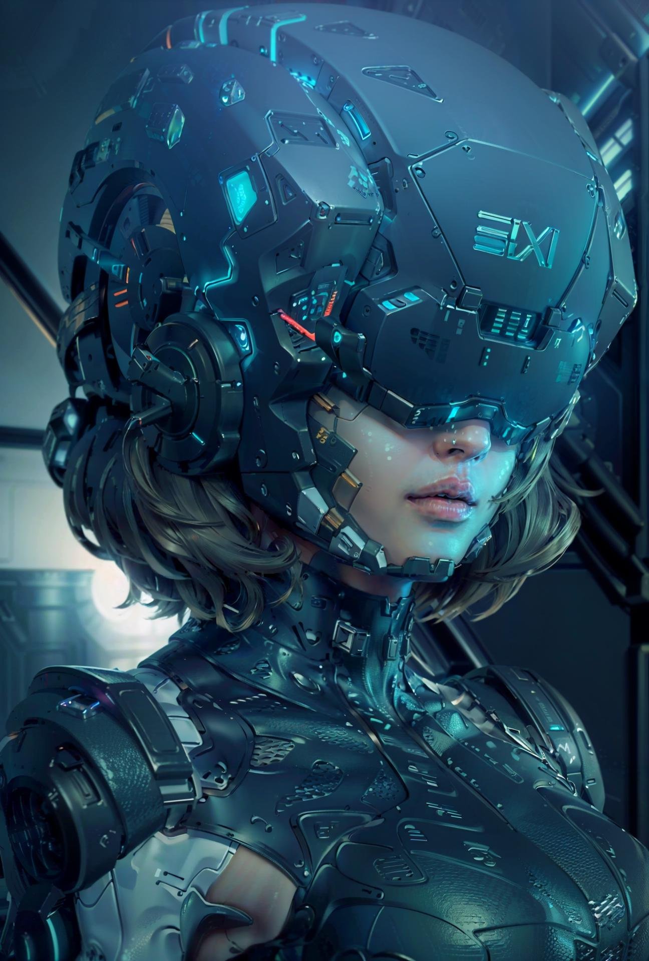 ((Best quality)), ((masterpiece)), (highly detailed:1.3), 3D,rfktr_technotrex, beautiful cyberpunk woman with voluminous hair,(wearing head-mounted display that is chunky and hi-tech:1.2),hacking a computer terminal,computer servers, LCD screens, fibre optic cables, corporate logos,HDR (High Dynamic Range),Ray Tracing,NVIDIA RTX,Super-Resolution,Unreal 5,Subsurface scattering,PBR Texturing,Post-processing,Anisotropic Filtering,Depth-of-field,Maximum clarity and sharpness,Multi-layered textures,Albedo and Specular maps,Surface shading,Accurate simulation of light-material interaction,Perfect proportions,Octane Render,Two-tone lighting,Low ISO,White balance,Rule of thirds,Wide aperature,8K RAW,Efficient Sub-Pixel,sub-pixel convolution,luminescent particles,light scattering,Tyndall effect <lora:head-mounted display3:1> <lora:circrex:1>