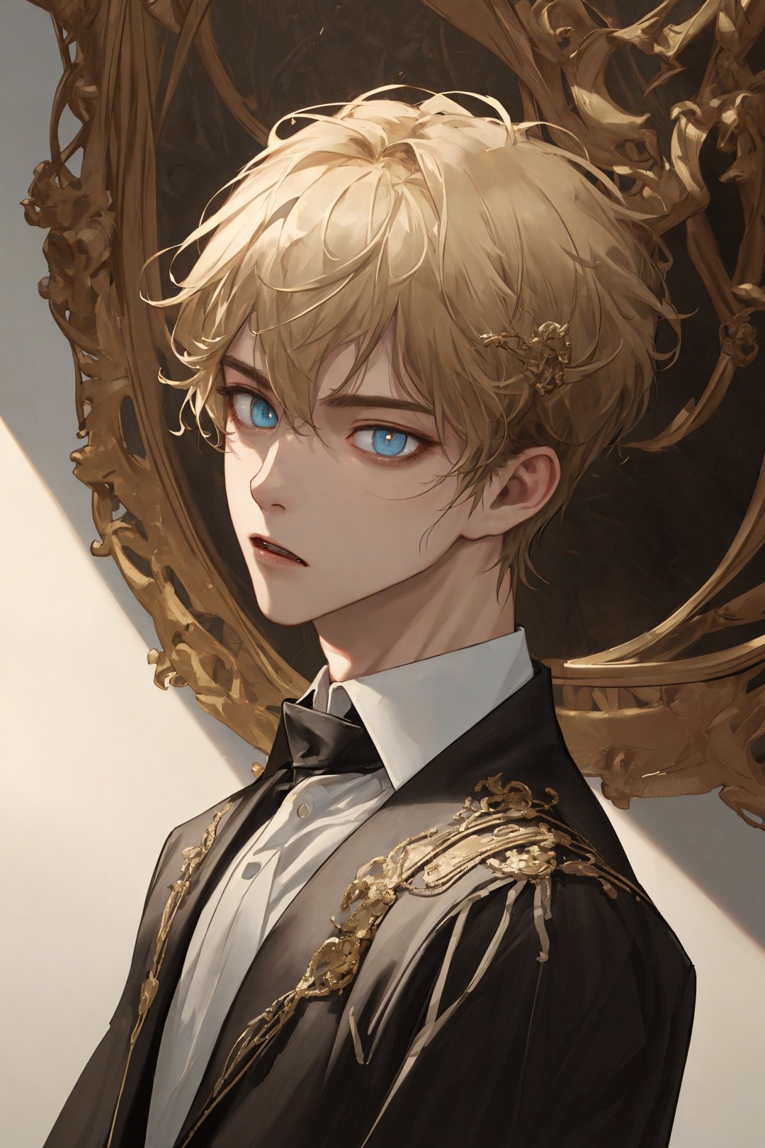 ((masterpiece))), (((best quality))), (extremely detailed), male only, (male focus:1.2), ((beautiful detailed eyes)), masterpiece, best quality, boy, solo, devil, incredibly_absurdres