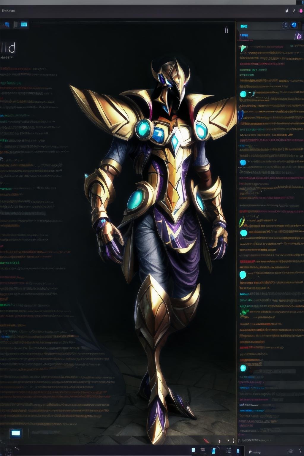 Highly detailed, High Quality, Masterpiece, beautiful, <lora:more_details:1>, <lora:Azir1-10:1.0>, azir1, 1boy, solo,   <lora:TwitchChat:1>, TwitchChat