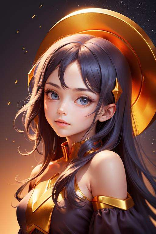 ((best quality)),((masterpiece)), 1girl, animated, celestial,deity,goddess,light particles,halo,looking at viewer,Resolute eyes,bare shoulders, in universe, starry sky,<lora:icons-GoBk-000006:1.2>,