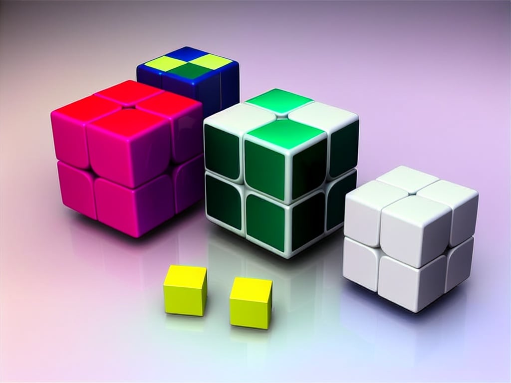 <lora:3d_design_V1:0.9>,masterpiece,best quality,3D,Rubik's Cube, Dice, Mechanism Beast,grey background,no humans,simple background,gradient,gradient background,shadow,from side,