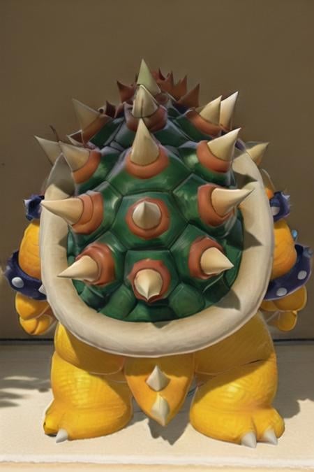 <lora:Bowser:1>, bowser, back_view, masterpiece, best quality