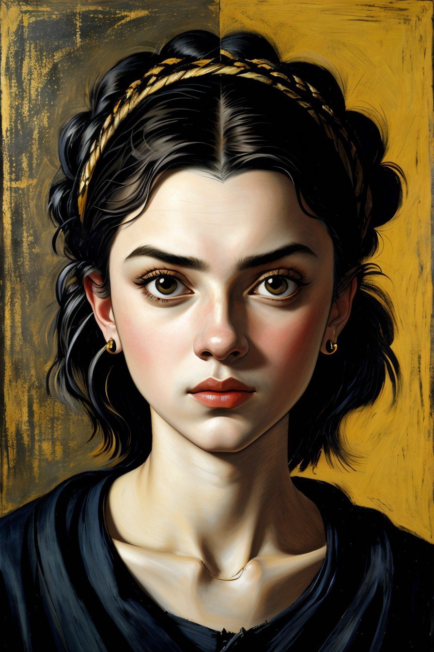 (style of Artemisia Gentileschi:1.15), vexel style portrait of <lora:sd15_SavannahRaeDemers_locon_64_v1-000006:1> SavannahRaeDemers, face, eyes, mathematical symbols