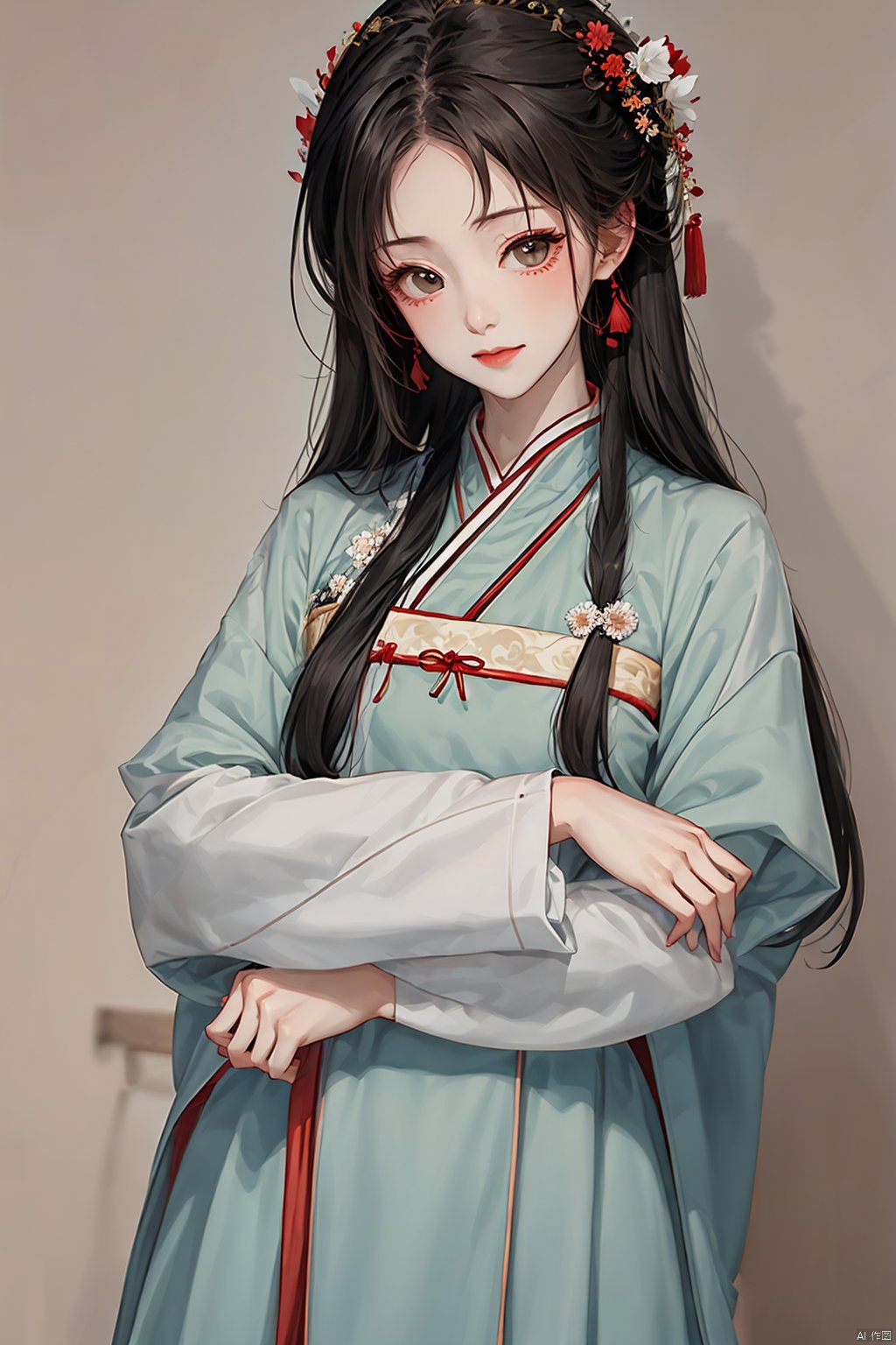  1girl, faxa, yinyou,yinyou color, liuti, sifang, zhandounvpu, wuxia, as girl, hanfu, NVZ