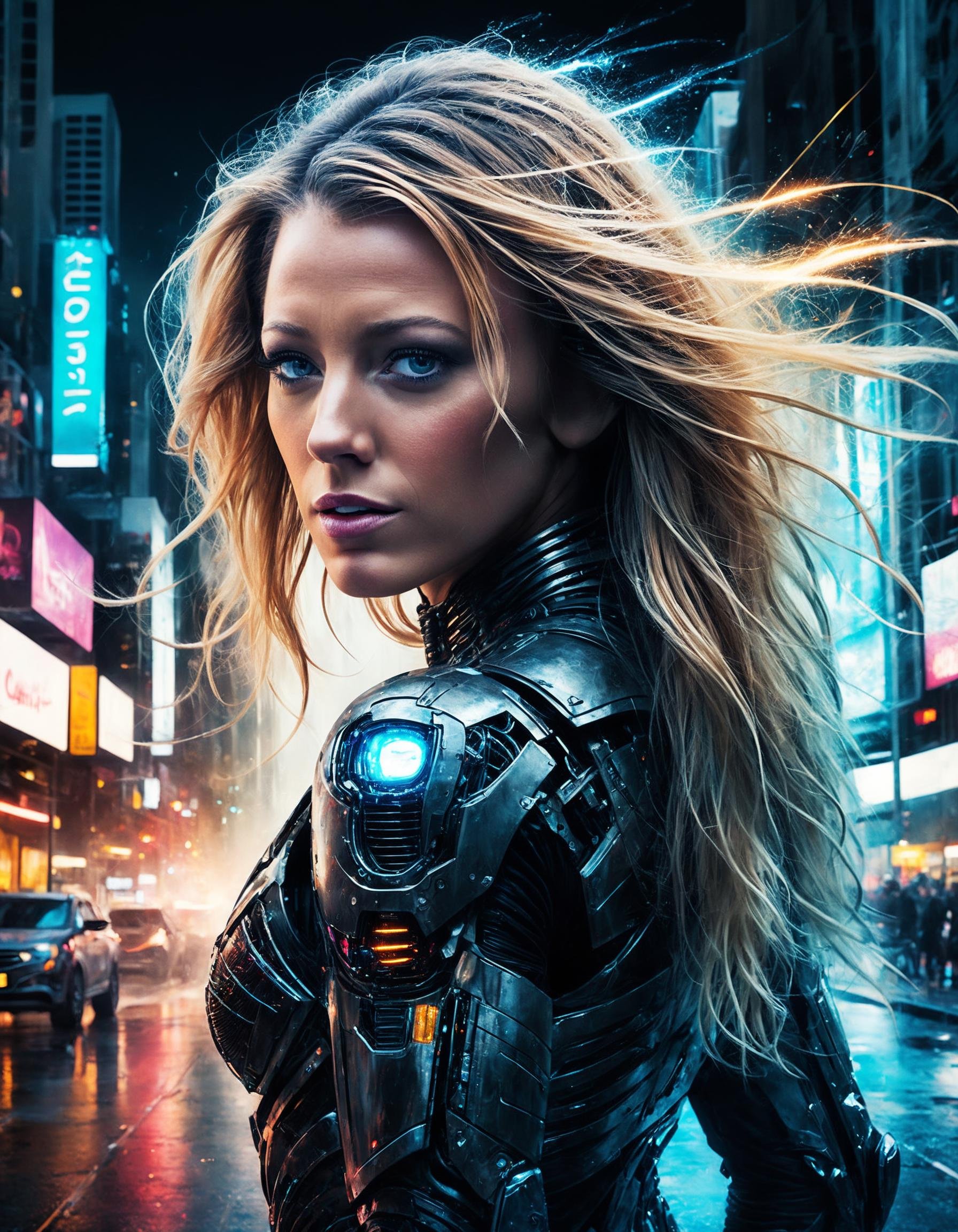 blake lively as a cyborg {/ Terminator }/,<lora:BlakeLivelyXL:0.75>, <lora:AddDetailXL:0.7>, <lora:DetailedEyesXLv3:0.4>                                                                                                                                                                                                                                                                                                                                                                                                                                                                                                                                                                                                                                                                                                                                                                                                                                                                                 