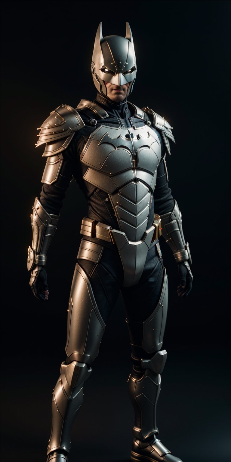 3d render of a highly detailed [Batman|Cyborg] wearing cybernetics and intricate detail armor with armored plates, hdr, 8k, subsurface scattering, specular light, highres, octane render, ray traced