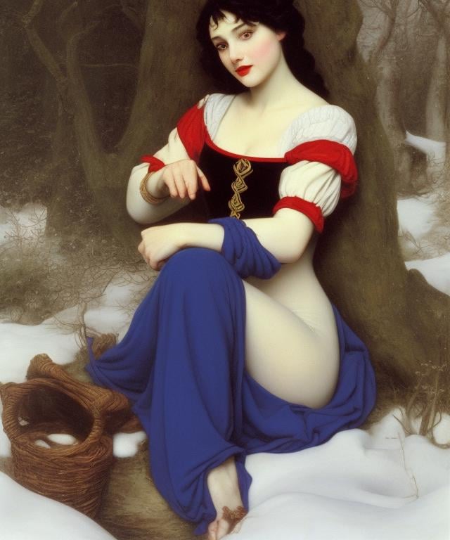 Snow White in the style of eldmeisterOG