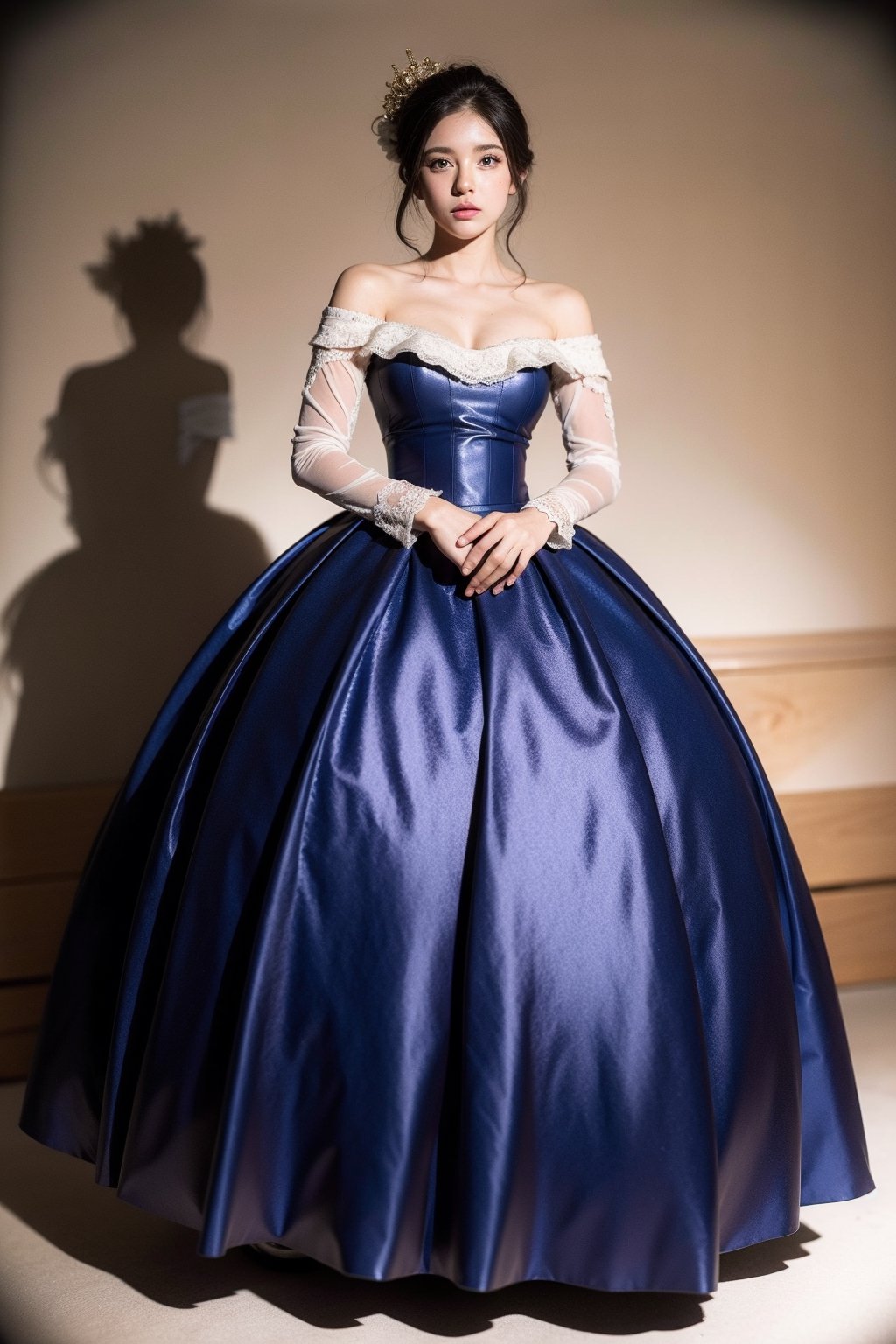  Beautiful Female , Princess Crinoline Dress 