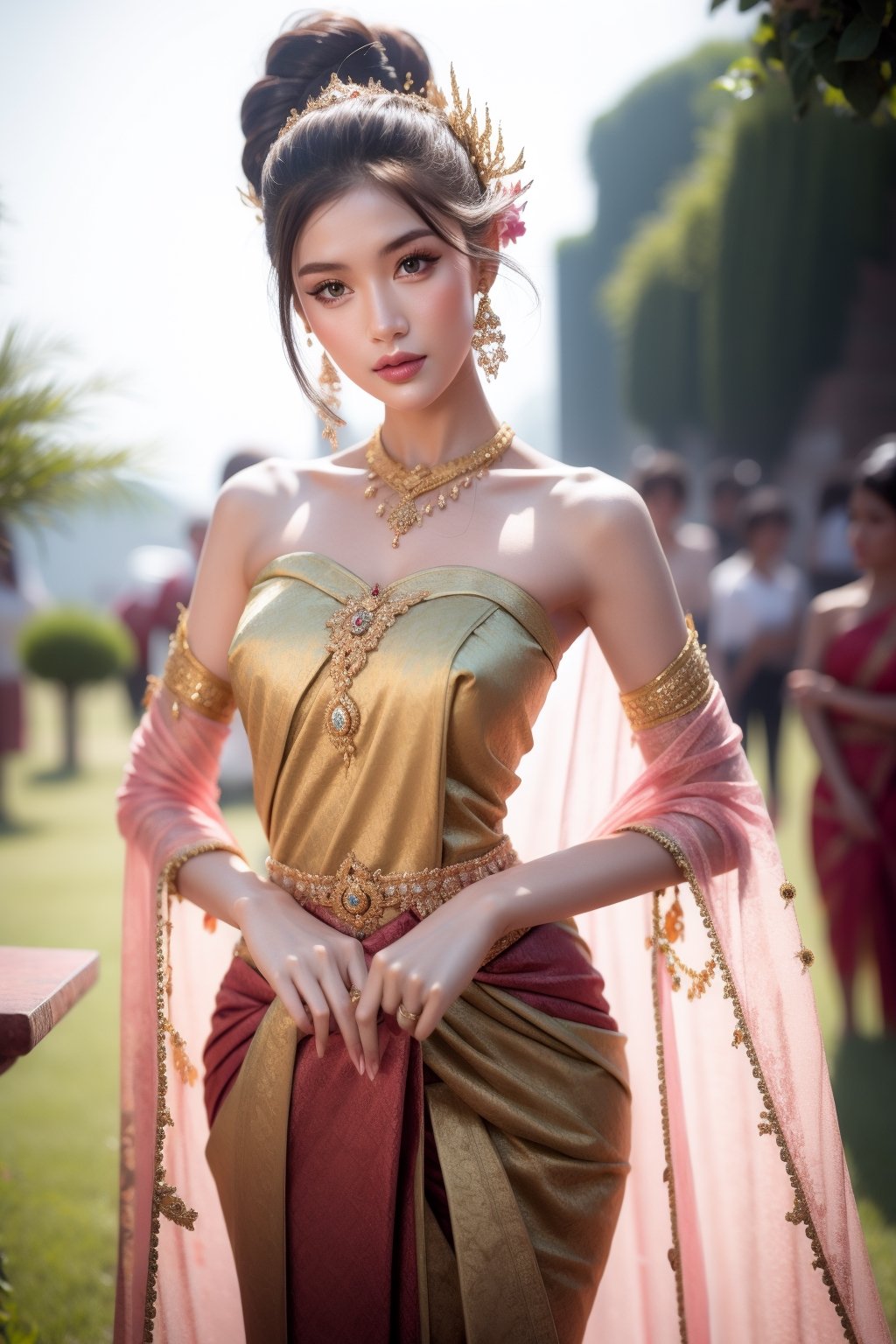 Beautiful Female,Thai Dress