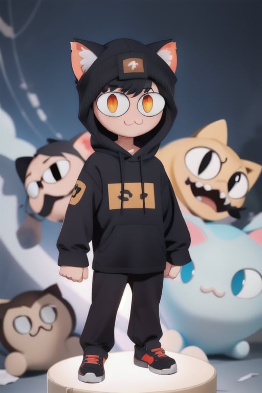 1boy,  full body,  :3,  cat ears,  chibi,  cat boy,  cat tail,  solo,  slit pupils,  beanie,  hoddie,  black hair, <lora:EMS-60214-EMS:1.000000>, , <lora:EMS-1023-EMS:0.800000>