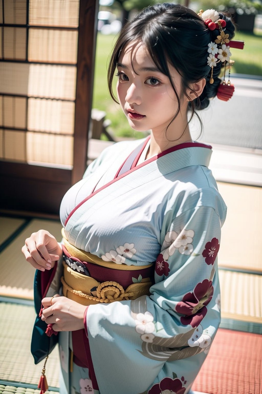 Close up, Beautiful Women,Sexy Kimono ,nsfw ,nude