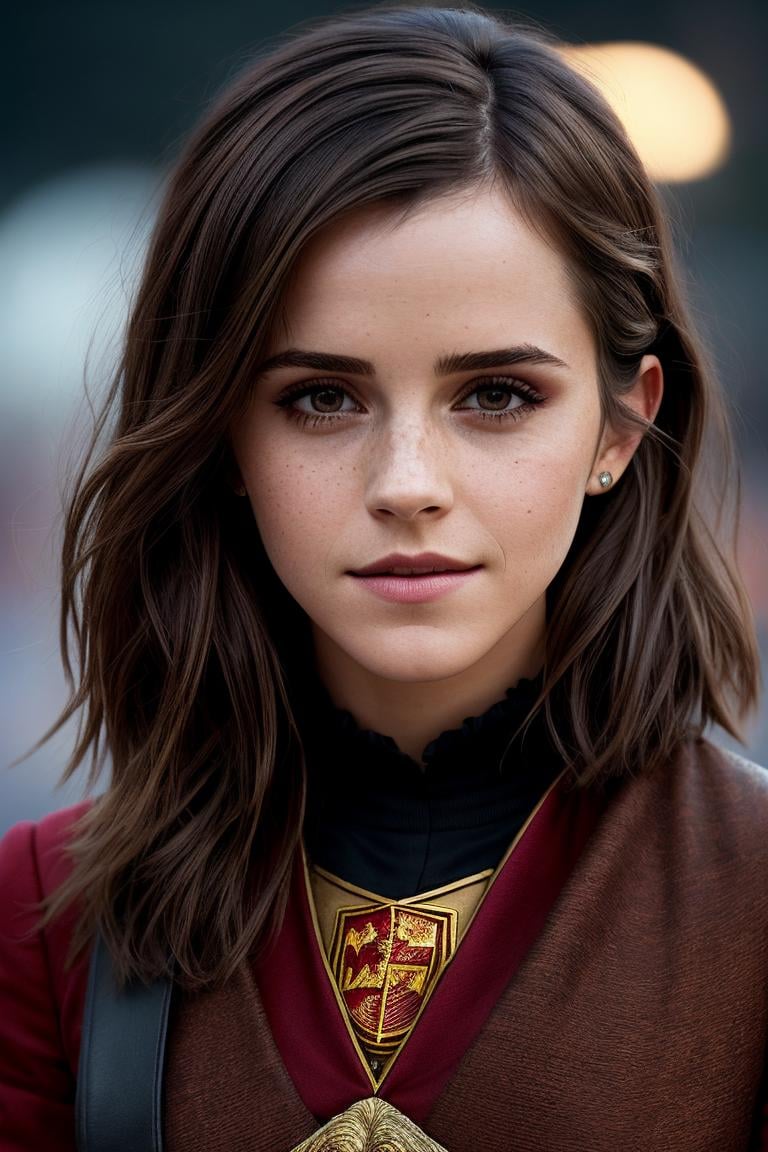 photo of beautiful (emwats0n:0.99), a woman in a (movie premiere gala:1.1), perfect hair, wearing ((sexy gryffindor wizard outfit:1.1)), (paparazzi in background), ((Cyberparadism:1.1)), modelshoot style, (extremely detailed CG unity 8k wallpaper), professional majestic (photography by  robert capa:1.1), (Pentax K1000 Camera), 24mm, exposure blend, hdr, faded, extremely intricate, High (Detail:1.1), Sharp focus, dramatic, soft cinematic light, (looking at viewer), (detailed pupils), cute smile, 24mm, 4k textures, soft cinematic light, adobe lightroom, photolab, elegant, ((((cinematic look)))), soothing tones, insane details, hyperdetailed, low contrast