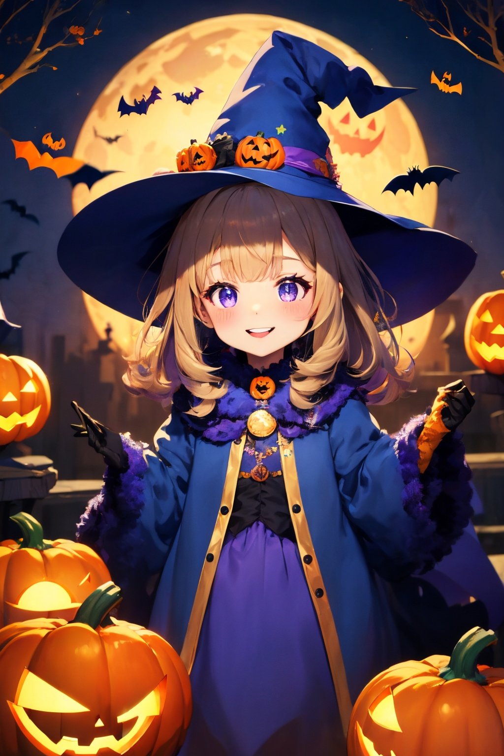 (best quality, 4K, high resolution, masterpiece: 1.2) , cartoon-style, cute little mom scene, children&#039;s Halloween coloring page, bold lines, little detail, graffiti, funny characters, colorful pumpkins, dark background, charming witch, ghost cat, Naughty Ghost, Lovely Monster, happy skeleton, Enchanted Broom, twinkling star, warm moonlight, vibrant color, creepy spider web, merry Pranksters, Bubbling Cauldrons, scary haunted houses, Mysterious Shadows, autumn leaves, Igor decorations, smiling Jake Lanterns, beautiful moonlit skies, eerie night atmospheres, child-friendly themes, giggling witches, naughty goblins, Jolly Halloween celebrations, magic spells, exciting costumes, jolly pumpkin carvings, enchanting forests, playful souls, friendly monsters, pleasant surprises, Happy Halloween memories