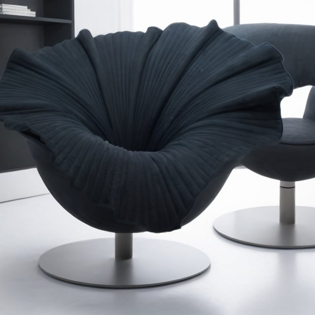 Bloom Swivel Easy Chair in a modern livingroom