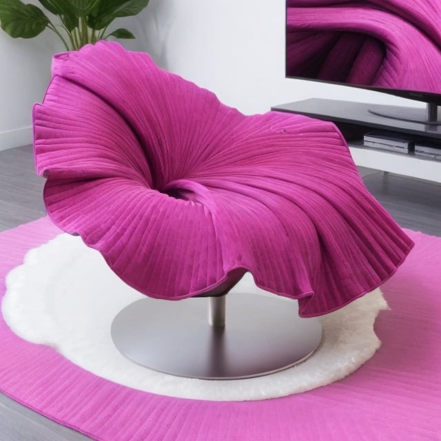 Bloom Swivel Easy Chair in a modern livingroom