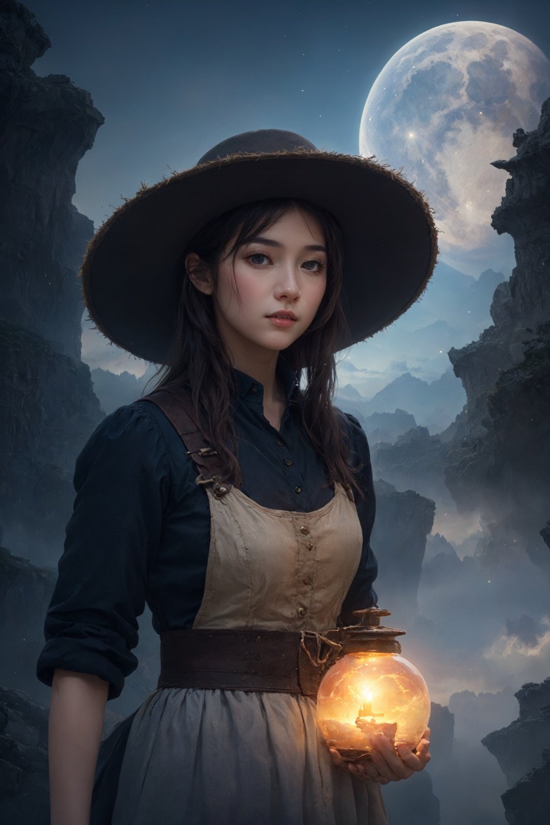  (masterpiece:1.1, highres:1.4),1 girl,(soft blending:1.2),fluid colors,dreamy washes,fantasy,dream world:1.8,cowboy shot,Fantasy Style,Sky Fantasy