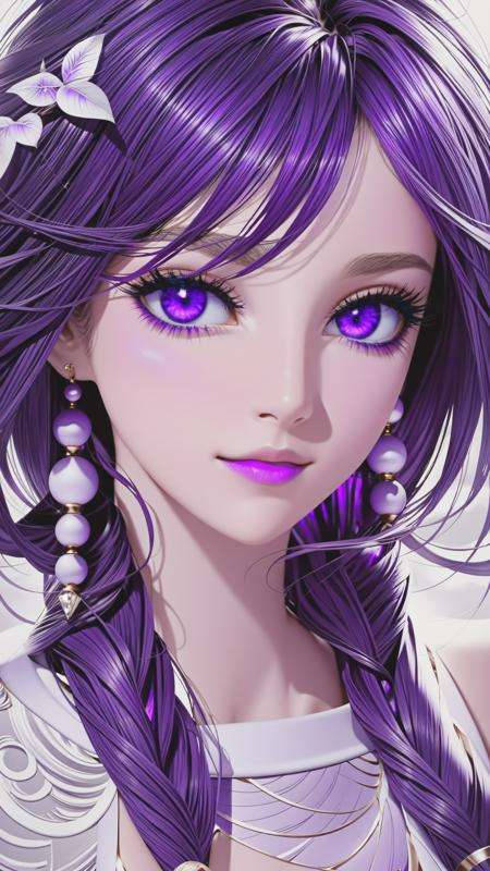 (purple eyes)