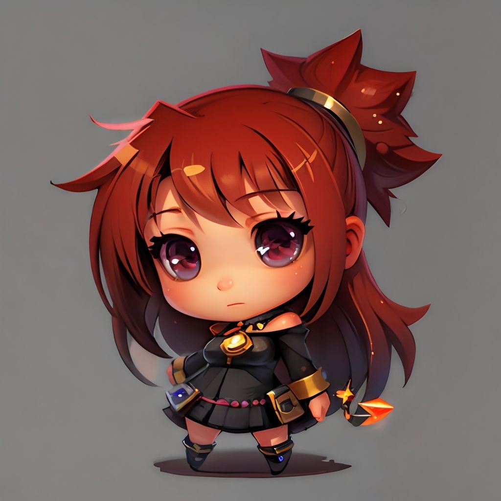 fun00d, girl, chibi, urban fantasy, Splendid <lora:fun00d-000012:1>