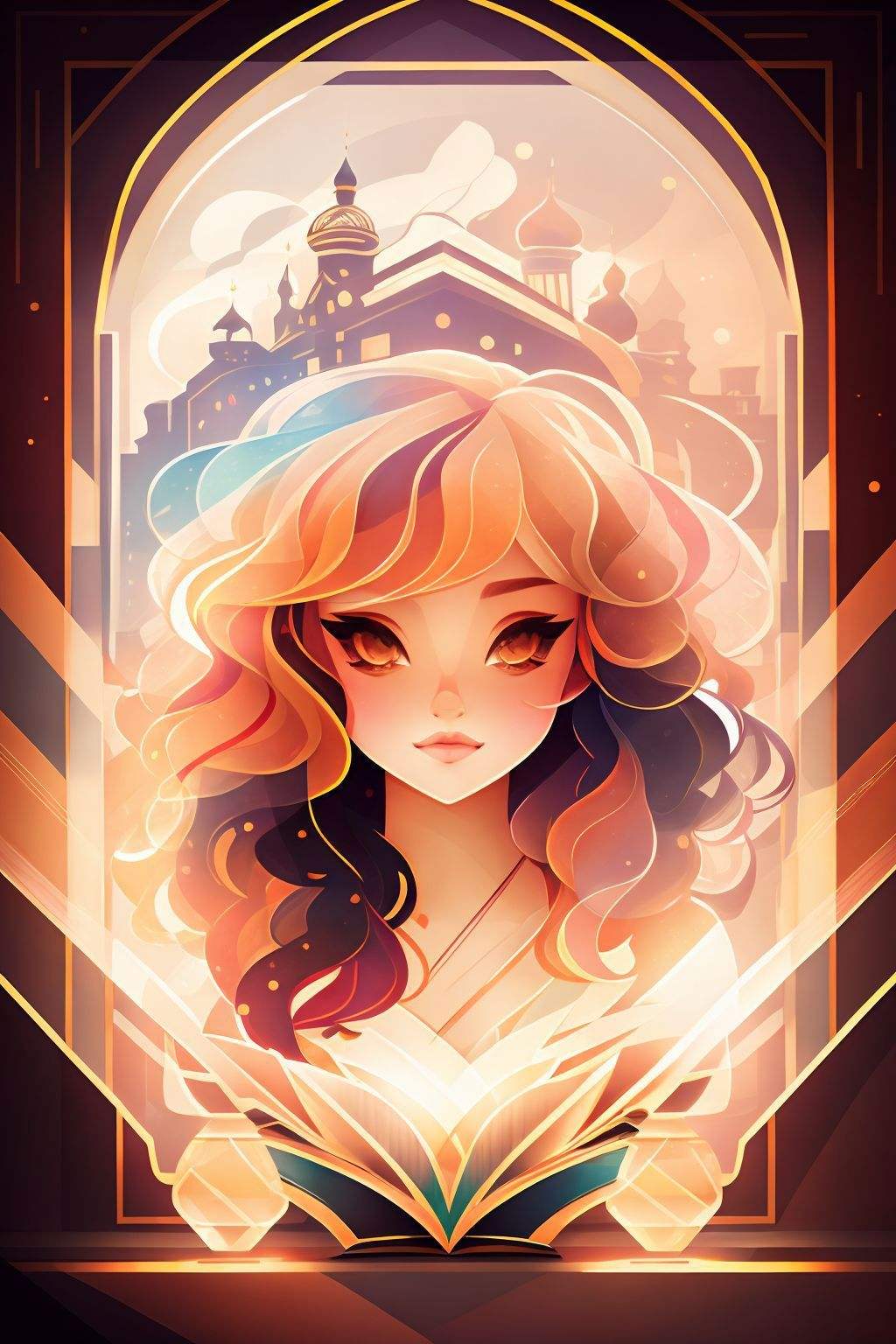 mj, cozy, cinematic , post00d, chibi, beautiful girlr, Splendid, radiant <lora:post00d-000010:1>