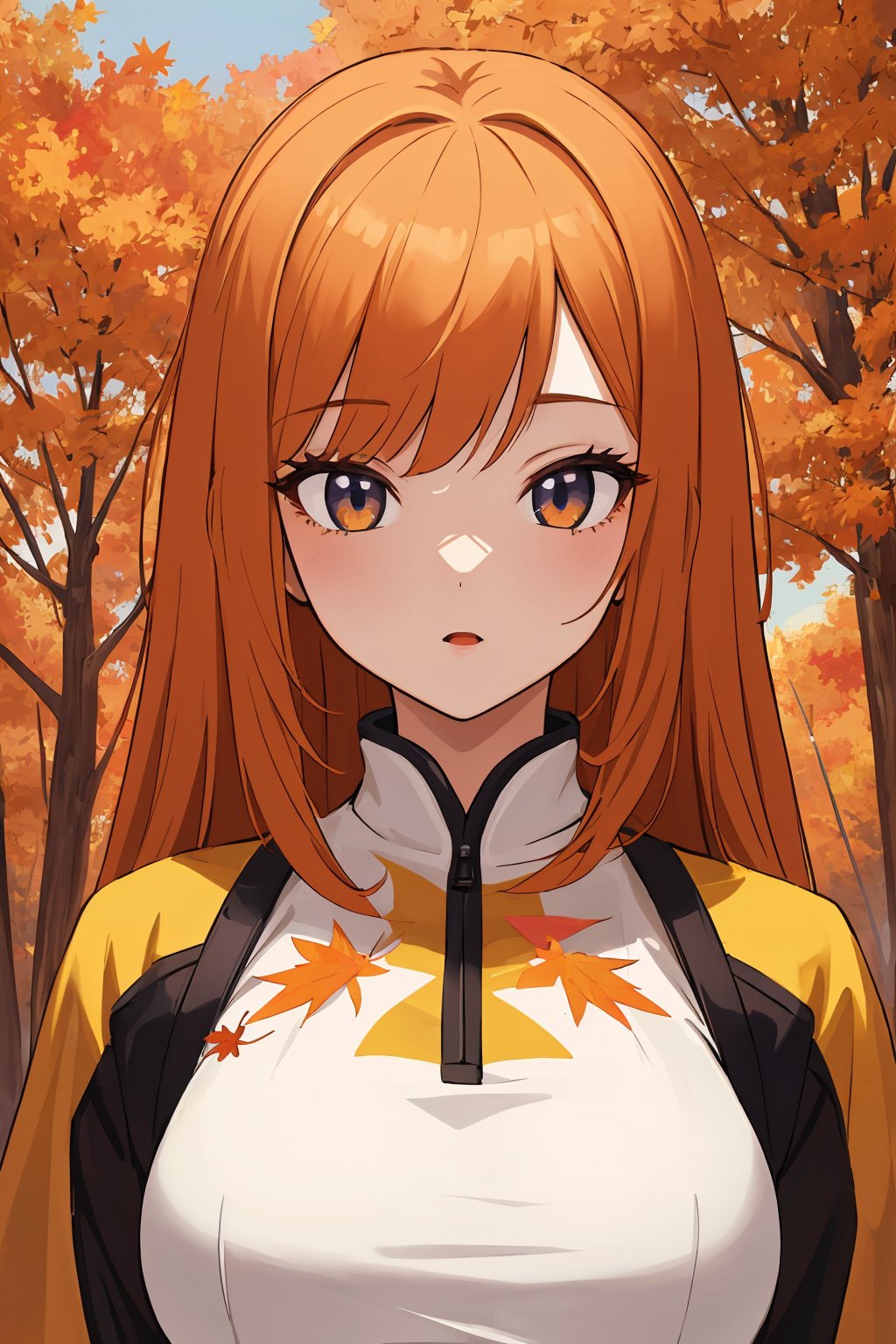 (best quality:1.2), (hyper detailed), 

masterpiece, 8k, wallpaper, cartoon, autumn, 1girl, perfect face, perfect body,