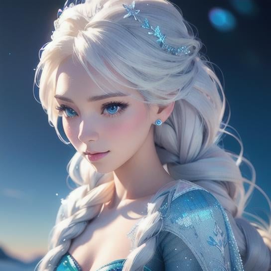 cosplaying as elsa from frozen, (masterpiece:1.4, best quality), (intricate details), unity 8k wallpaper, ultra detailed, beautiful and aesthetic,  (photorealistic:1.4), perfect lighting, (1girl),