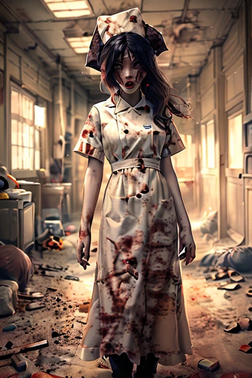 1girl,(happy_halloween),highres,wide_shot,cowboy_shot,wallpaper,photo_(medium),reality,<lora:hushi:0.8>,thin,lipstick,traditional_chinese_room,