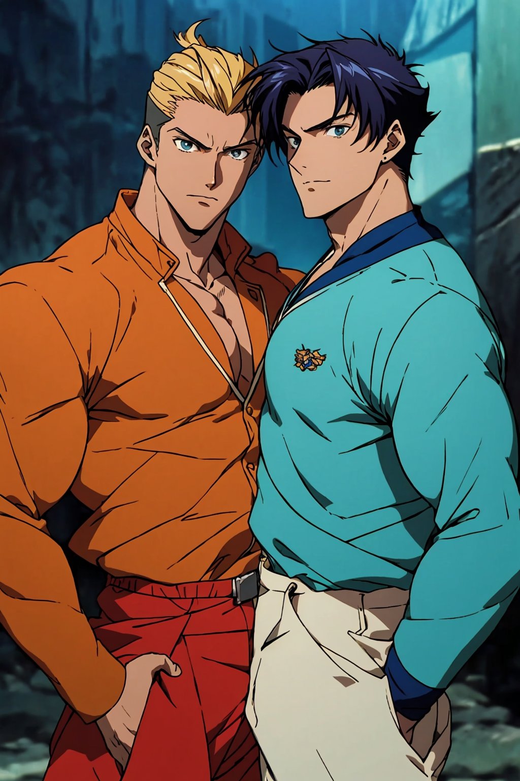  handsome Men,90s anime