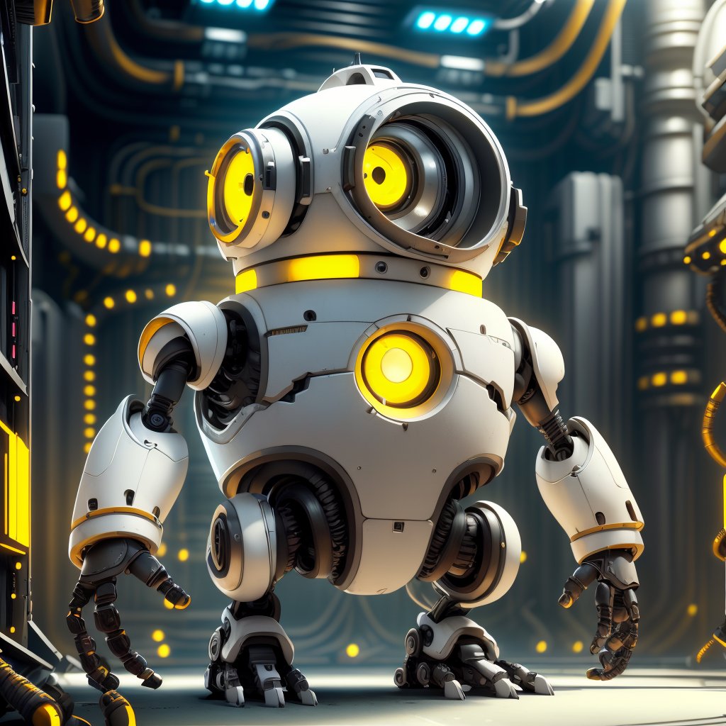 <lora:MinionStyle:1.25> MinionStyle parallax datacenter server room single mono colossus white rusty android robosaurus artstation cinematic detailed concept art volumetric light sharp coherent cgsociety symmetric perfect well balanced contrast, (Photorealistic:1.3), (Masterpiece:1.3) (best quality:1.2) (high quality:1.1)