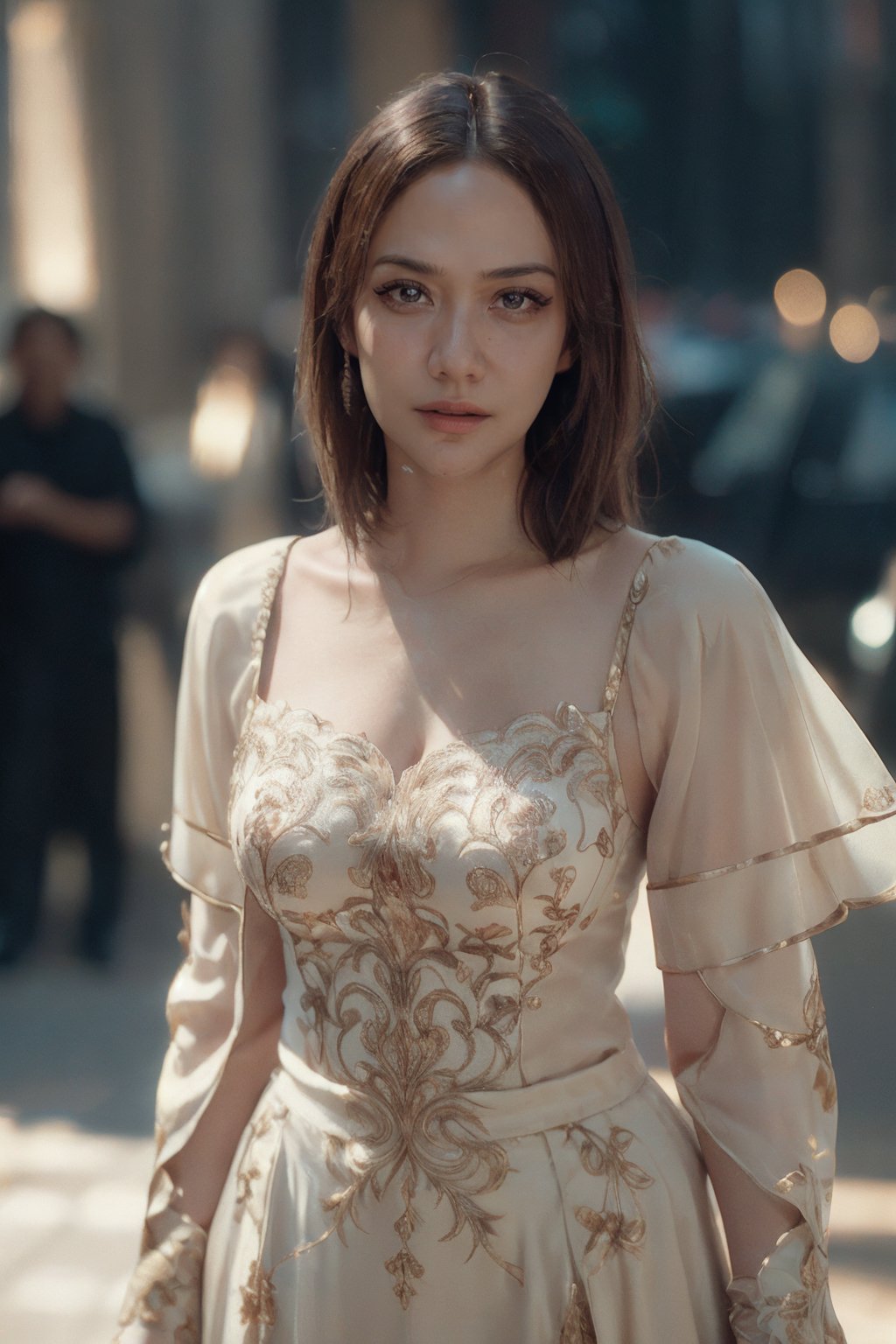 cinematic film still (best quality, masterpiece:1.2), photorealistic, ultra high res,centered, front lighting, intricate detail, Exquisite details and textures, bc1, beautiful woman,((random clothes,random background)),<lora:bc1-03:0.8> ,<lora:yuzuv10:0.6> . shallow depth of field, vignette, highly detailed, high budget Hollywood movie, bokeh, cinemascope, moody, epic, gorgeous, film grain, grainy