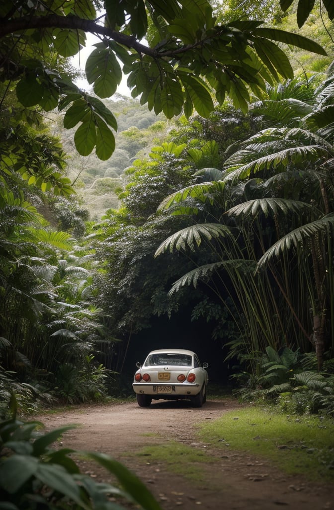 (Cinematic Photo:1.3) of (Ultra detailed:1.3)  jaguar hiding behind the leaves in the rainforest, in the style of bloomsbury group, expressive character design, focus on joints/connections, leaf patterns, playful animation, shaped canvas, soft watercolours,Highly Detailed