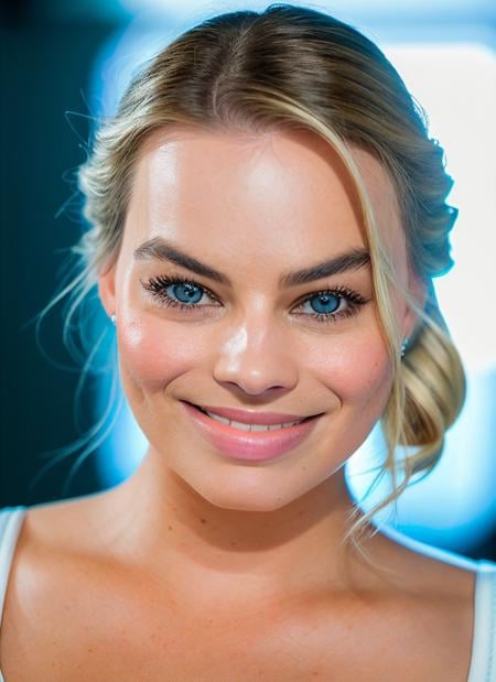 skswoman, smile, background factory, epic (photo, studio lighting, hard light, sony a7, 50 mm, matte skin, pores, colors, hyperdetailed, hyperrealistic), <lyco:Margot RobbieV2:1.3>