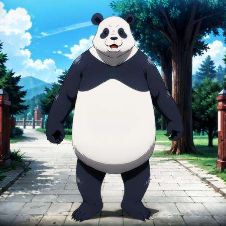 masterpiece,highres,high quality,extremely detailed,solo,<lora:PandaSenior001:0.7>,PandaSenior,1Panda,full body, 