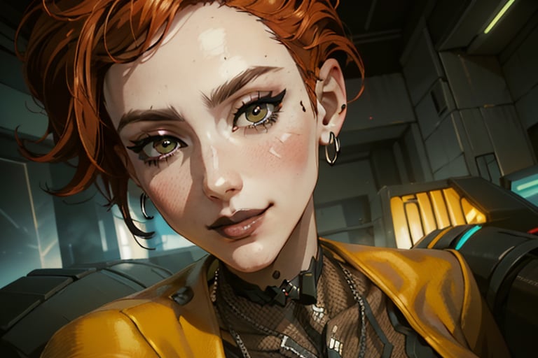 CyberAurore,  rich,  smile,  close up,  face,  bust,  selife,  selife,  sexy,  naked,  shower,  texting,  cyberpunk,  naked,  collar,  t-shirt, <lora:EMS-75118-EMS:1.000000>