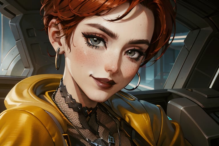 CyberAurore,  rich,  smile,  close up,  face,  bust,  selife, <lora:EMS-75118-EMS:1.000000>