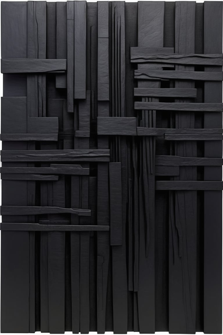 detailed, Interesting "Development of agriculture", by Pierre Soulages, Regret, Geometric Abstract Art, Mono Color, award winning