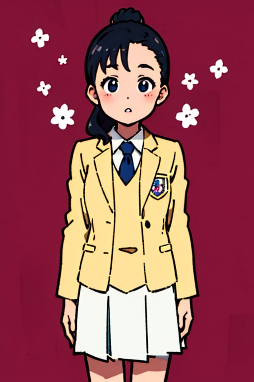 (masterpiece:1.2), (highest quality:1.2), arafed asian woman in a school uniform posing for a picture, japanese girl school uniform, a hyperrealistic schoolgirl, japanese school uniform, hyperrealistic schoolgirl, wearing japanese school uniform, smooth white tight clothes suit, girl wearing uniform, wearing school uniform, realistic schoolgirl, wearing a shirt with a tie, wearing in shirt, jk uniform, school girl
