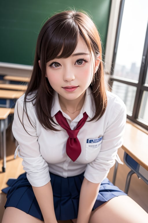 masutepiece, Best Quality, japanaese girl,1girl in, 8K, Raw photo, top-notch quality, masutepiece, nffsw:1.2, exceptionally detailed RAW color photo, professional-grade photograph, (Realistic, Photorealistic:1.37), (highly detailedskin:1.2), Ultra-high resolution, (lenz 50mm), (F/1.2),Exquisitely Detailed Eyes,Staring at the viewer,Show、Sleeping in bed、Show、
break
With 1 girl (There are many elderly people:1.4), Beautiful face, kawaii,(Smile:1.05),(20yr old, Large breasts, wide-hips,Straight hair, (Short hair), Black eyes, white fine skin,small mouth, high cheekbones (Definition), Sexy Pose,(Leaning forward:1.3),(The to the FW:1.1),White panties、Korean Idol、Nogizaka Idol、hposing Gravure Idol、Adults、女優、(masutepiece, top-quality:1.3), (Ultra detailed 8K cg:1.2), (hyper realisitic:1.35), (Photorealistic:1.45), (Realistic:1.4), Cowboy Shot,
1 beautiful Japanese girl, 22 years old, super model, Japanese Idol, __expression__, Large breasts, (sitting on the desk:1.1), (School uniform:1.4), (Spread legs:1.2),
(Park in the background:1.1),