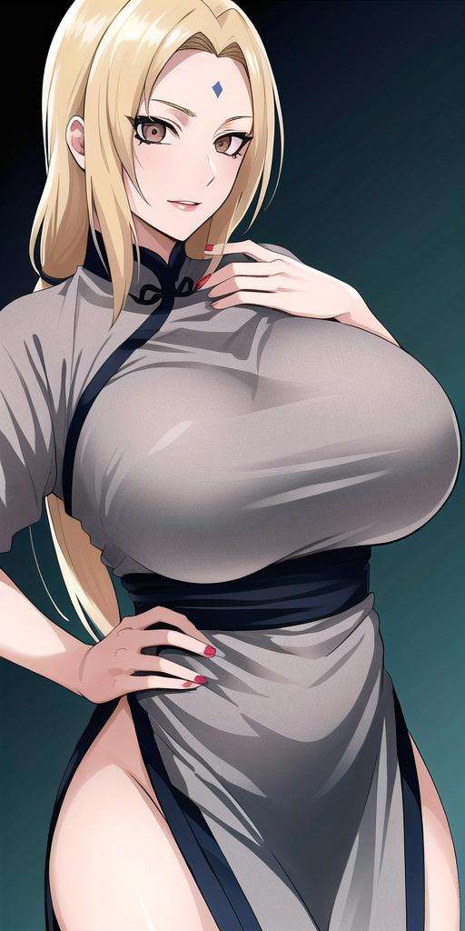 <lora:Senju_TsunadeV3:0.7> senju_tsunade, huge_breasts, china_dress, masterpiece, best quality, detailed face, detailed eyes, highres,